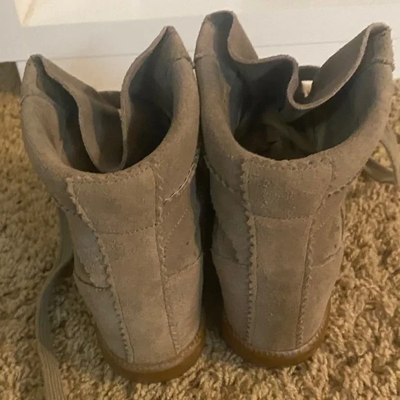 Isabel Marant Brown Wedge Sneakers - Picture 3 of 10